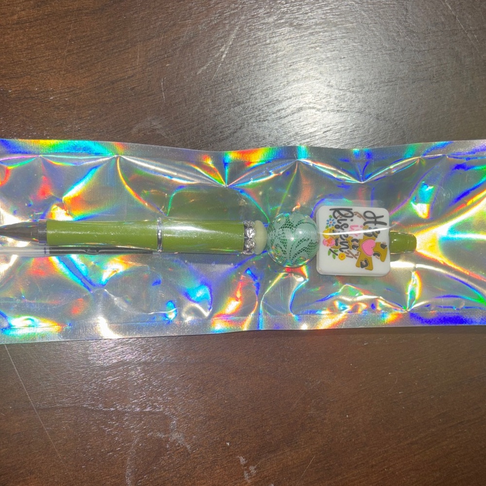 Green Decorative Pen